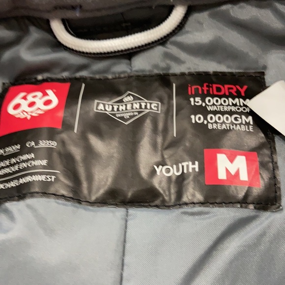 686 insulated Youth snow pants sz M - Picture 5 of 6